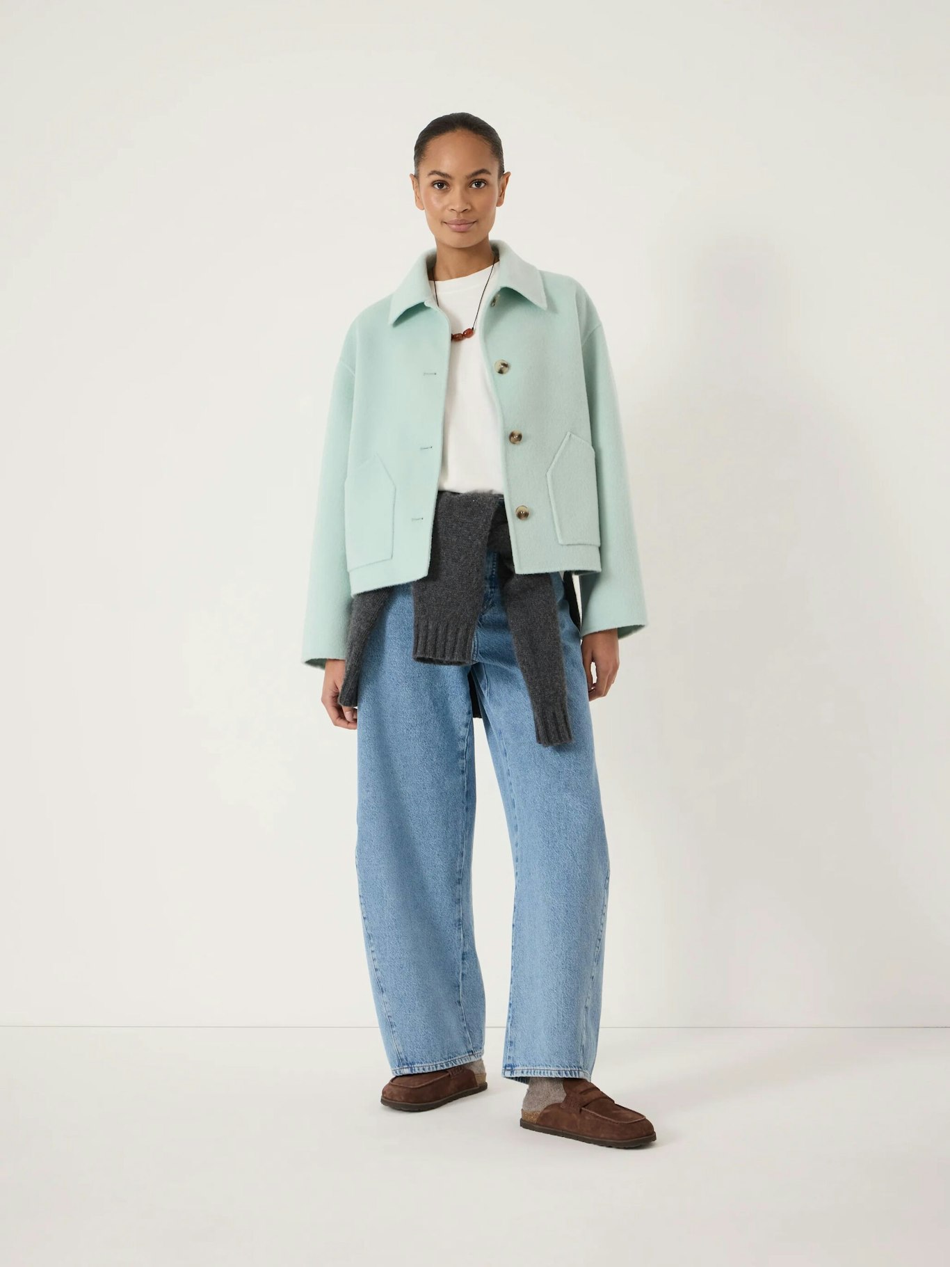 014305-1779-02 Pure Wool Double Faced Jacket