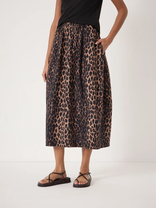 Liddie Air Flow Barrel Midi Skirt
