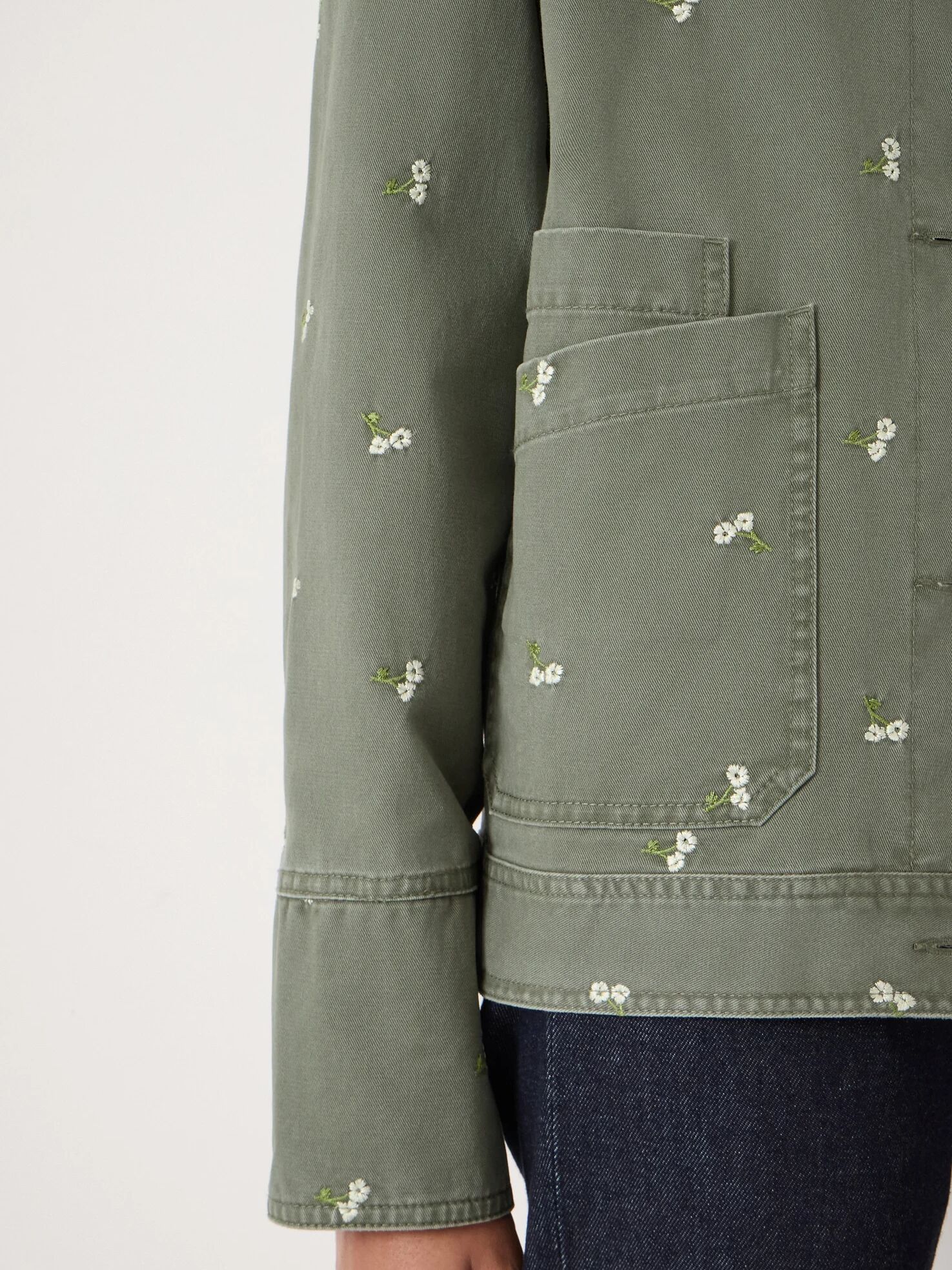 Emery Embroidered Utility Jacket