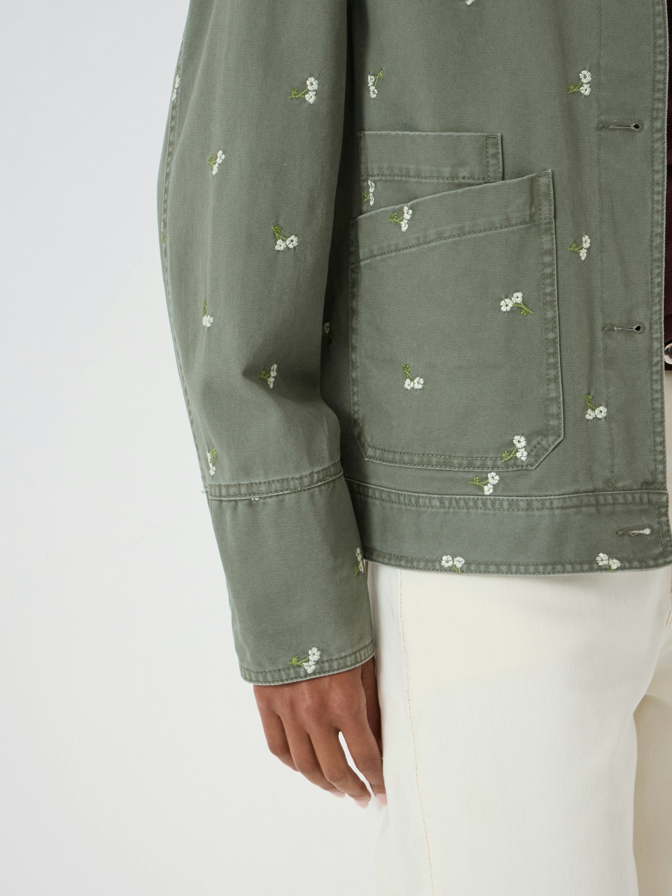 014570-4789-04 Emery Embroidered Cotton Utility Jacket