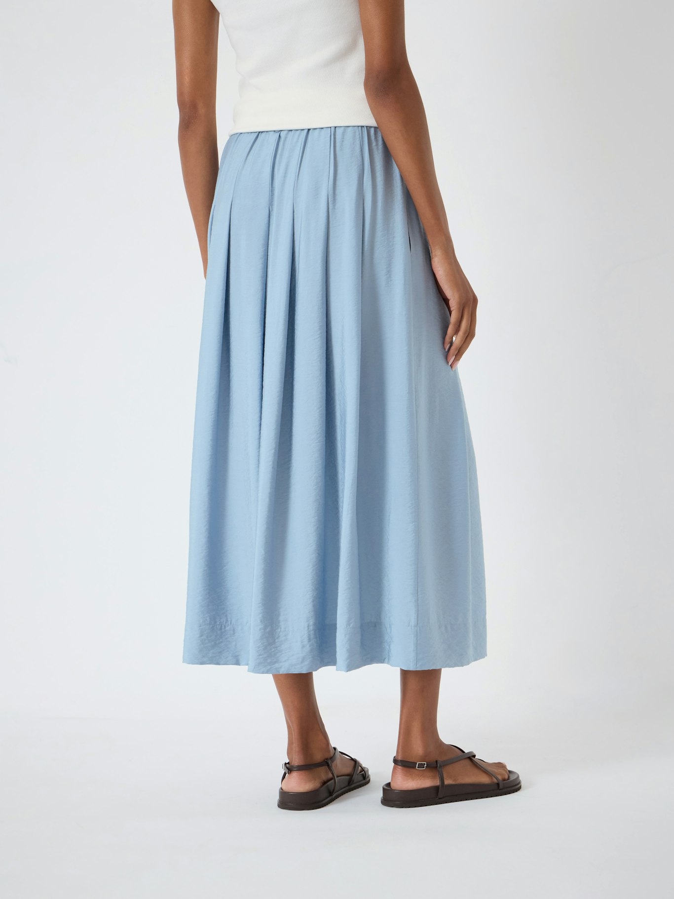 014307-1631-03 Ivy Pleated Midi Skirt