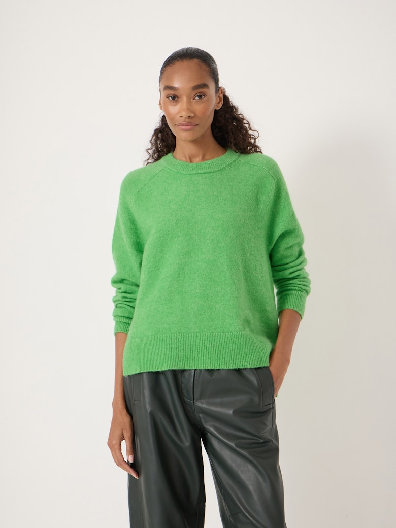 Wool Blend Crew Neck Jumper