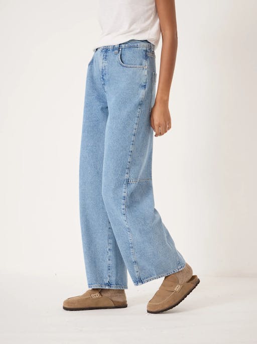 Bree Horseshoe Barrel Leg Jeans