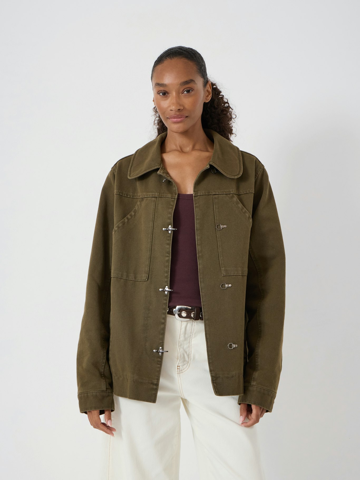 014238-2295-01 Jayda Cotton Utility Jacket