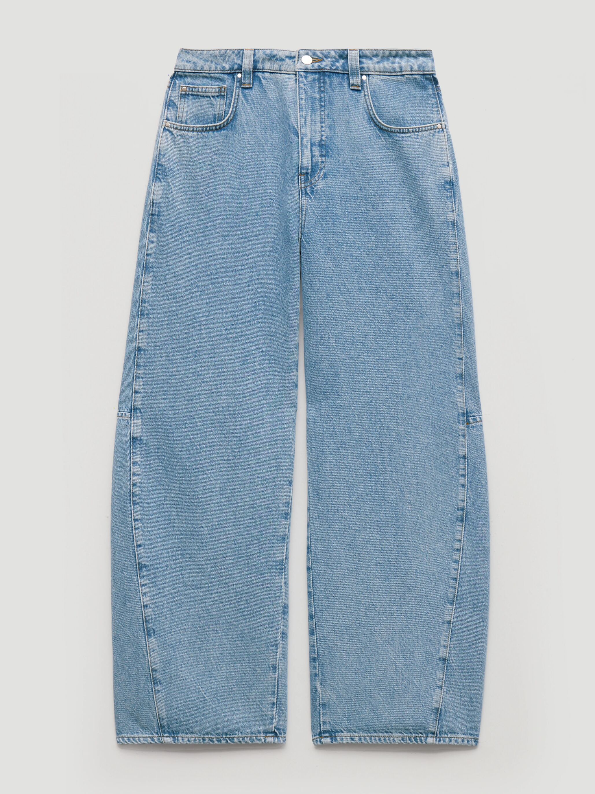 Bree Horseshoe Barrel Leg Jeans