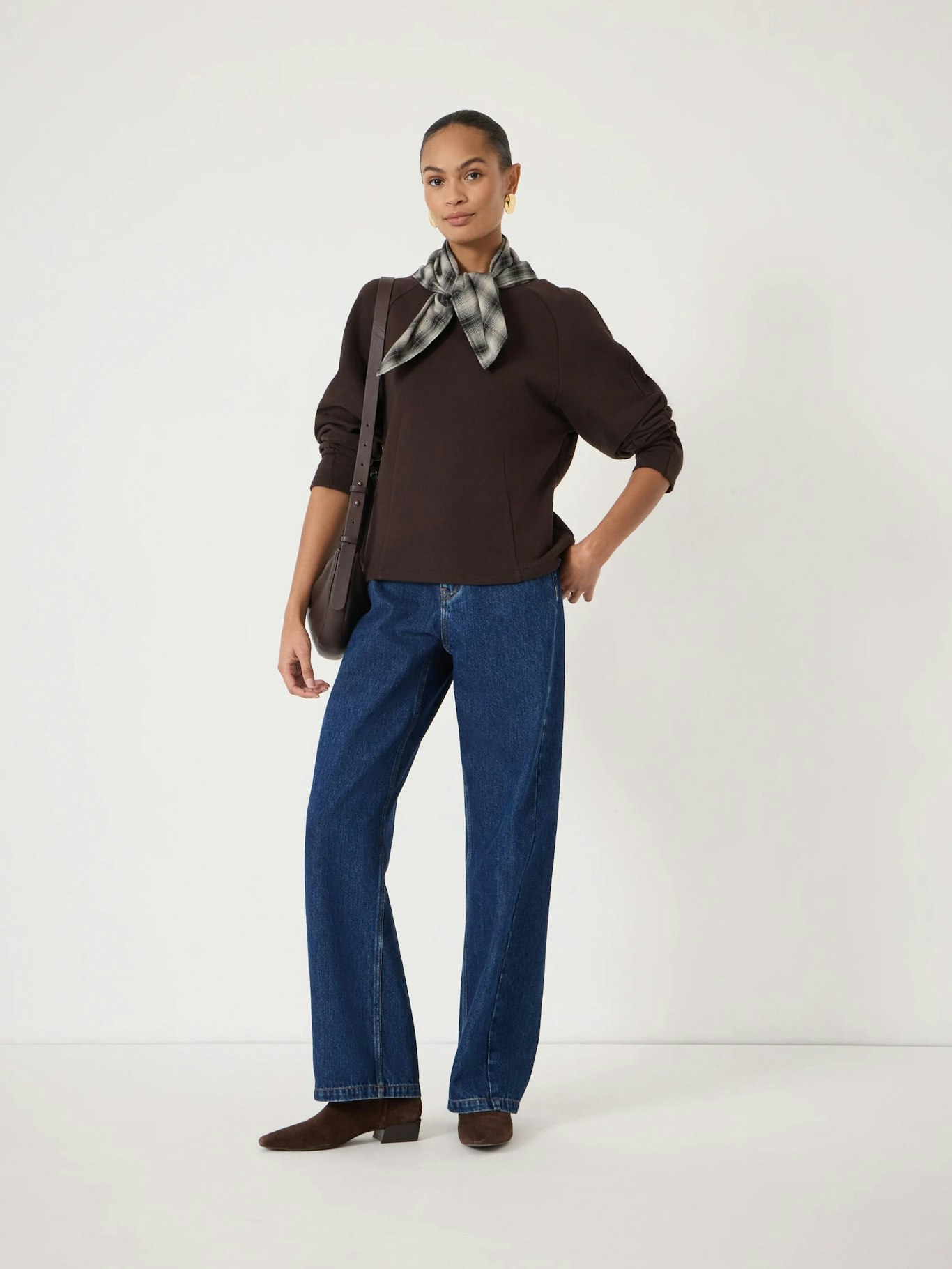 014552-0450-02 Anouk Seam Detail Cotton Sweatshirt
