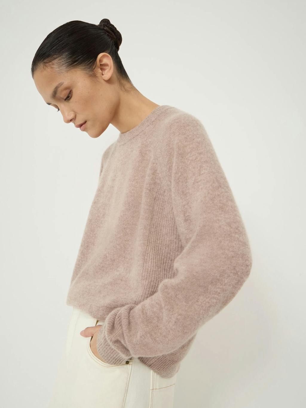 014259-0011-04 Jasmine Cashmere Rib Detail Jumper