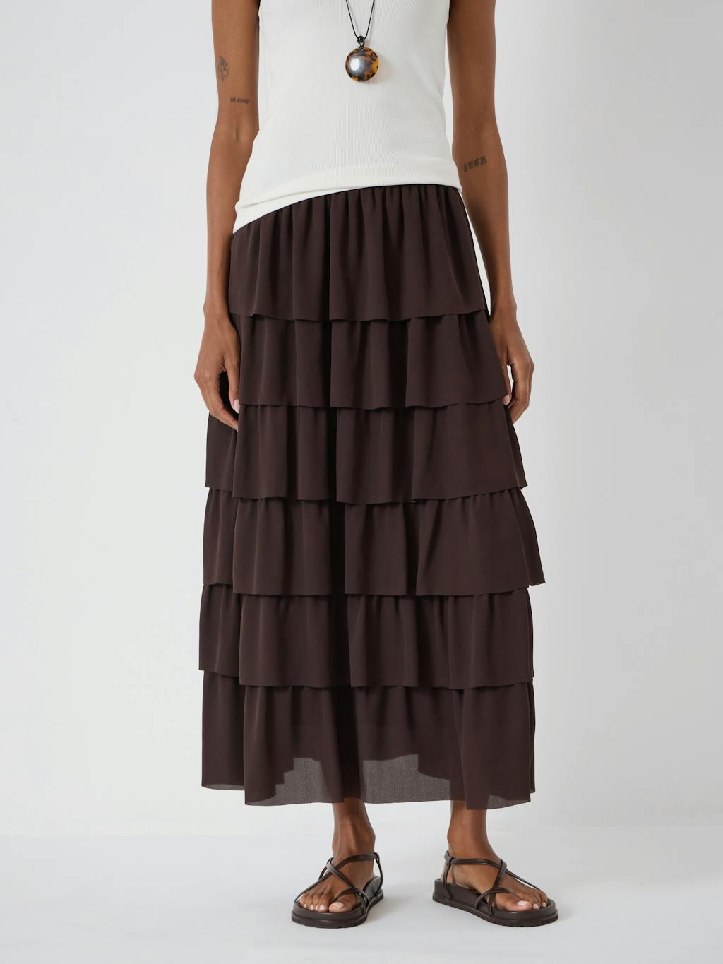 014859-0450-02 Lillie Tiered Chiffon Skirt