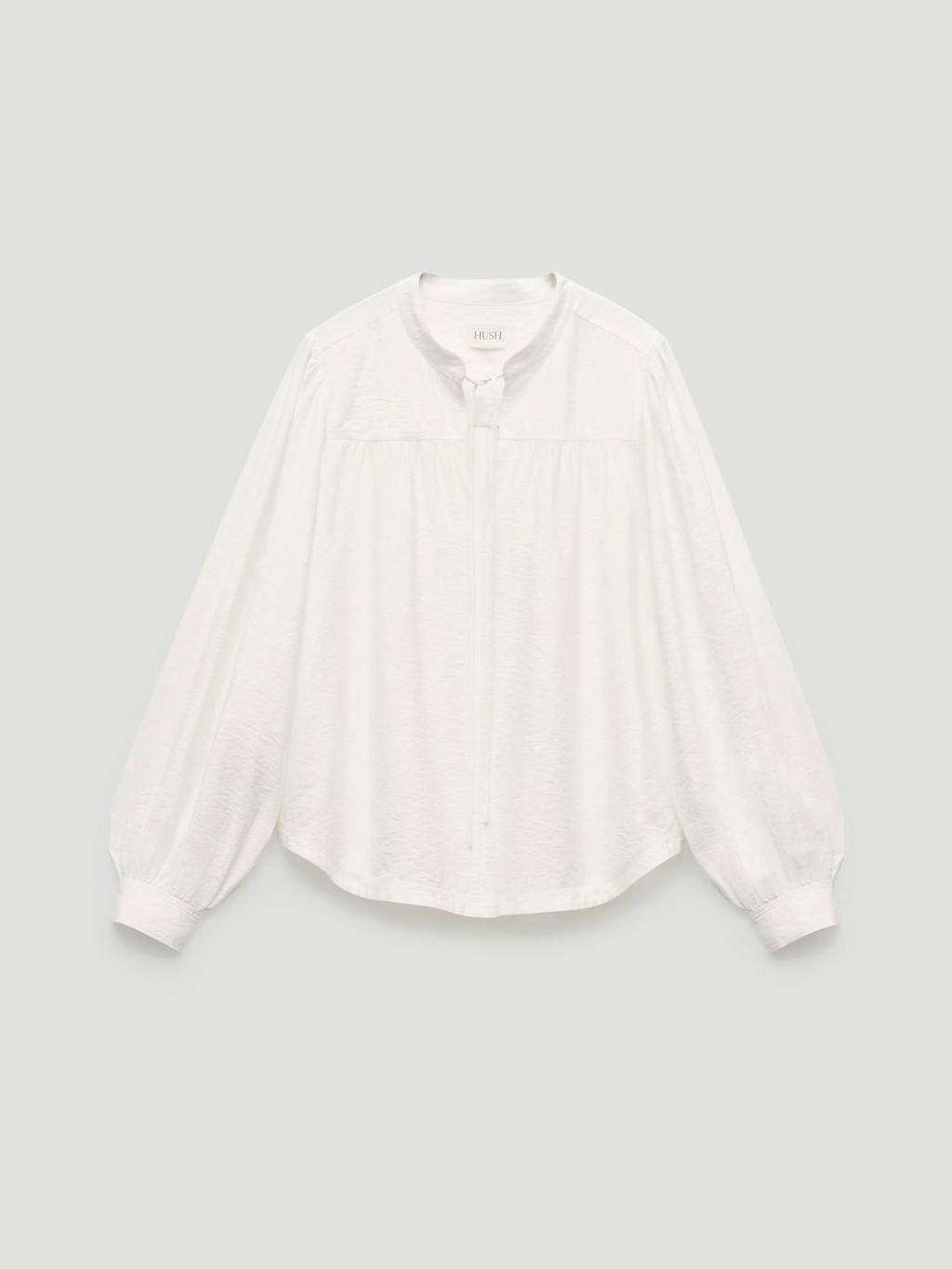 014243-0213-07 Harlow Tie Front Detail Blouse