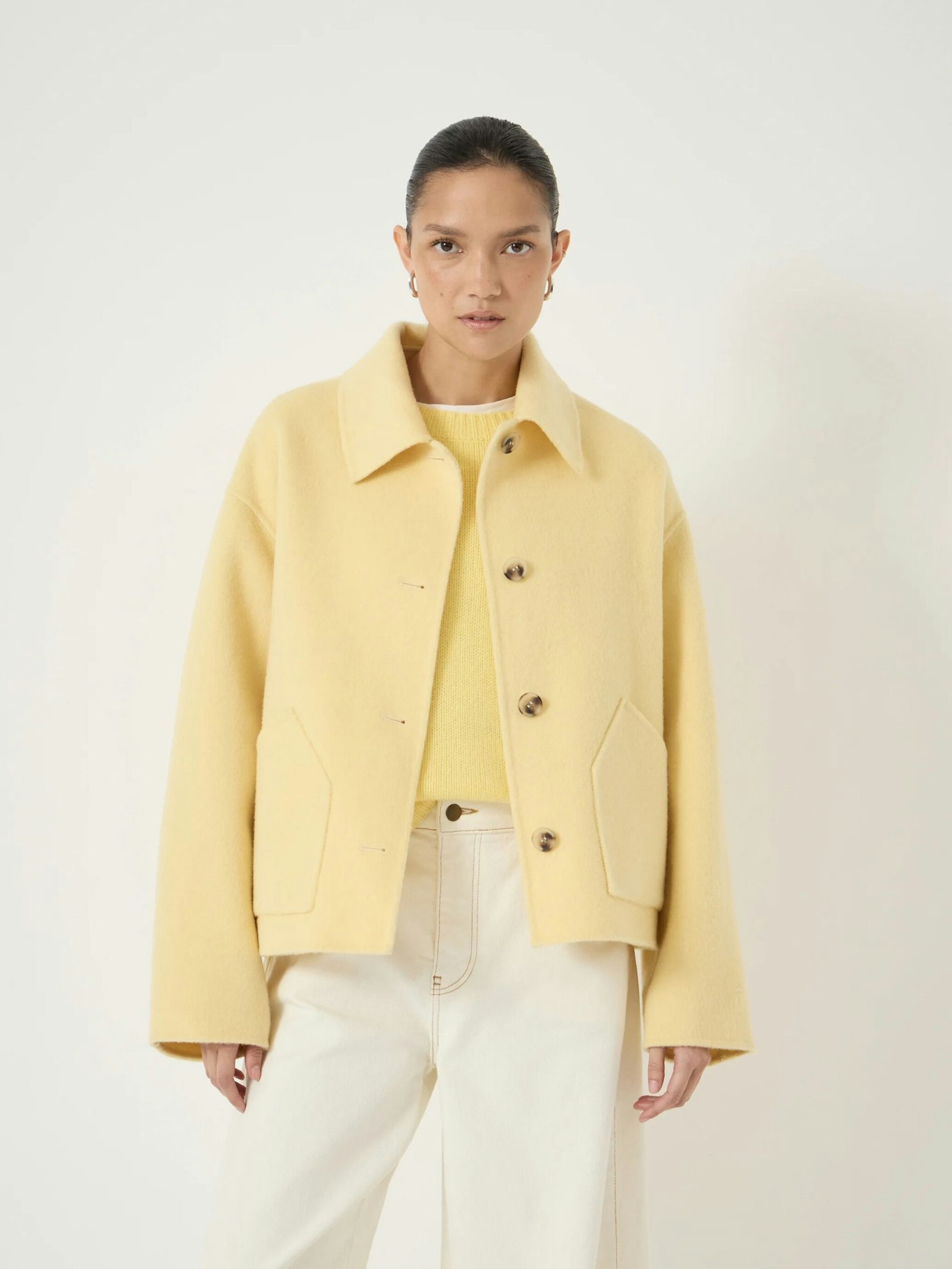 014305-0009-01 Pure Wool Double Faced Jacket