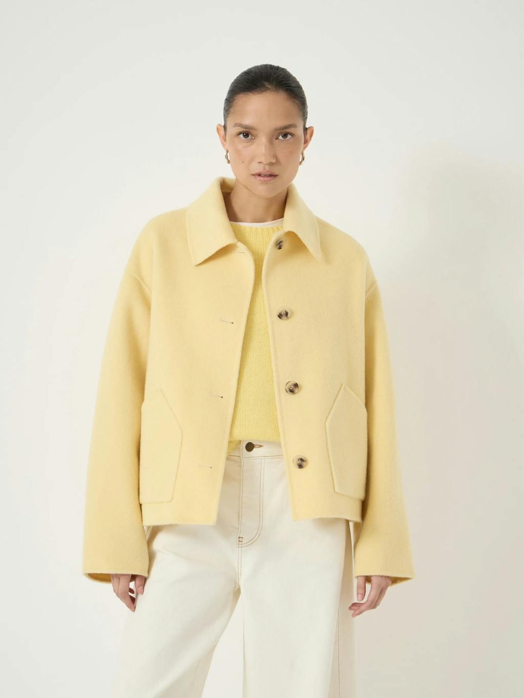 014305-0009-01 Pure Wool Double Faced Jacket