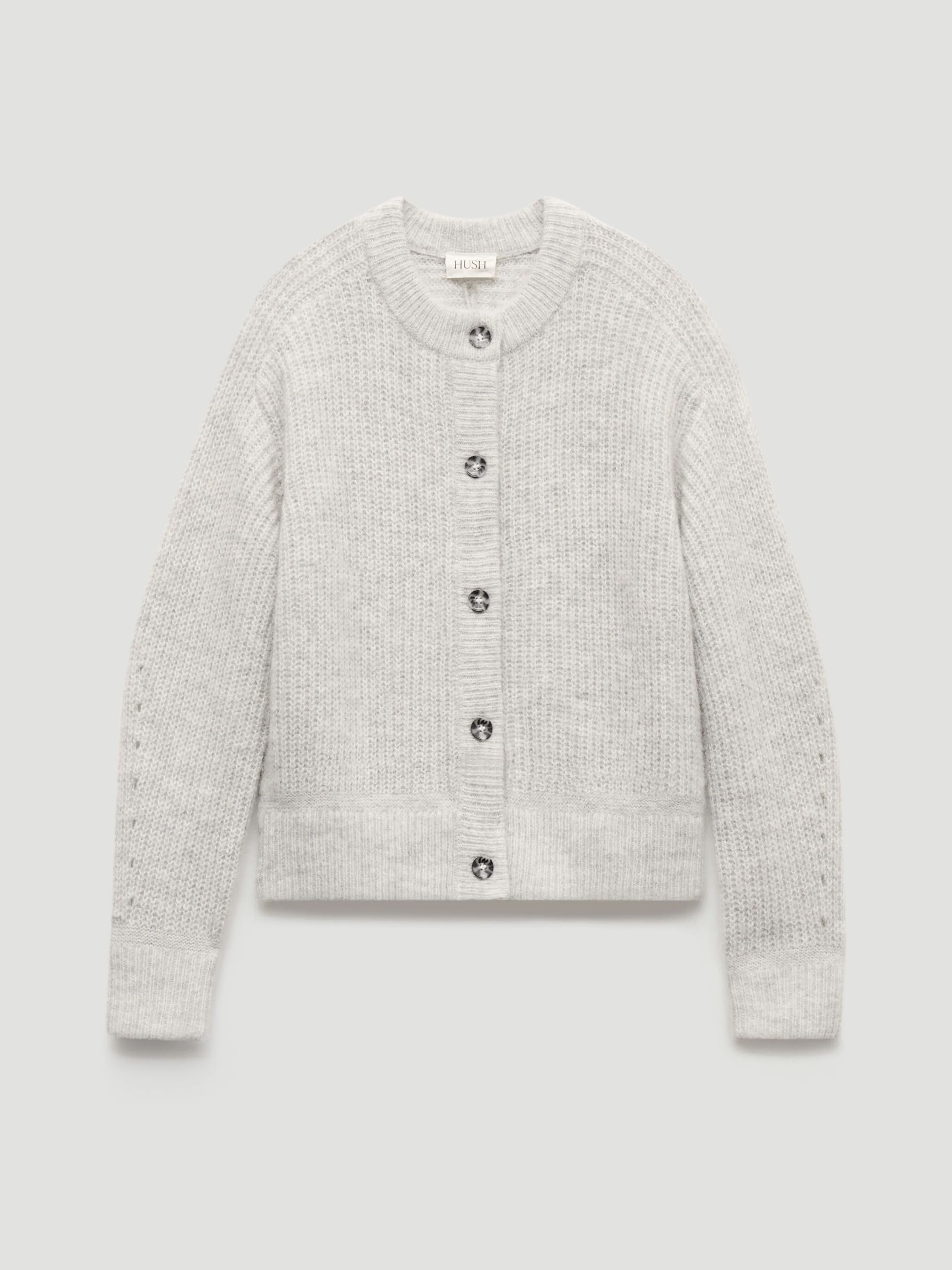 Raven Wool Blend Cardigan