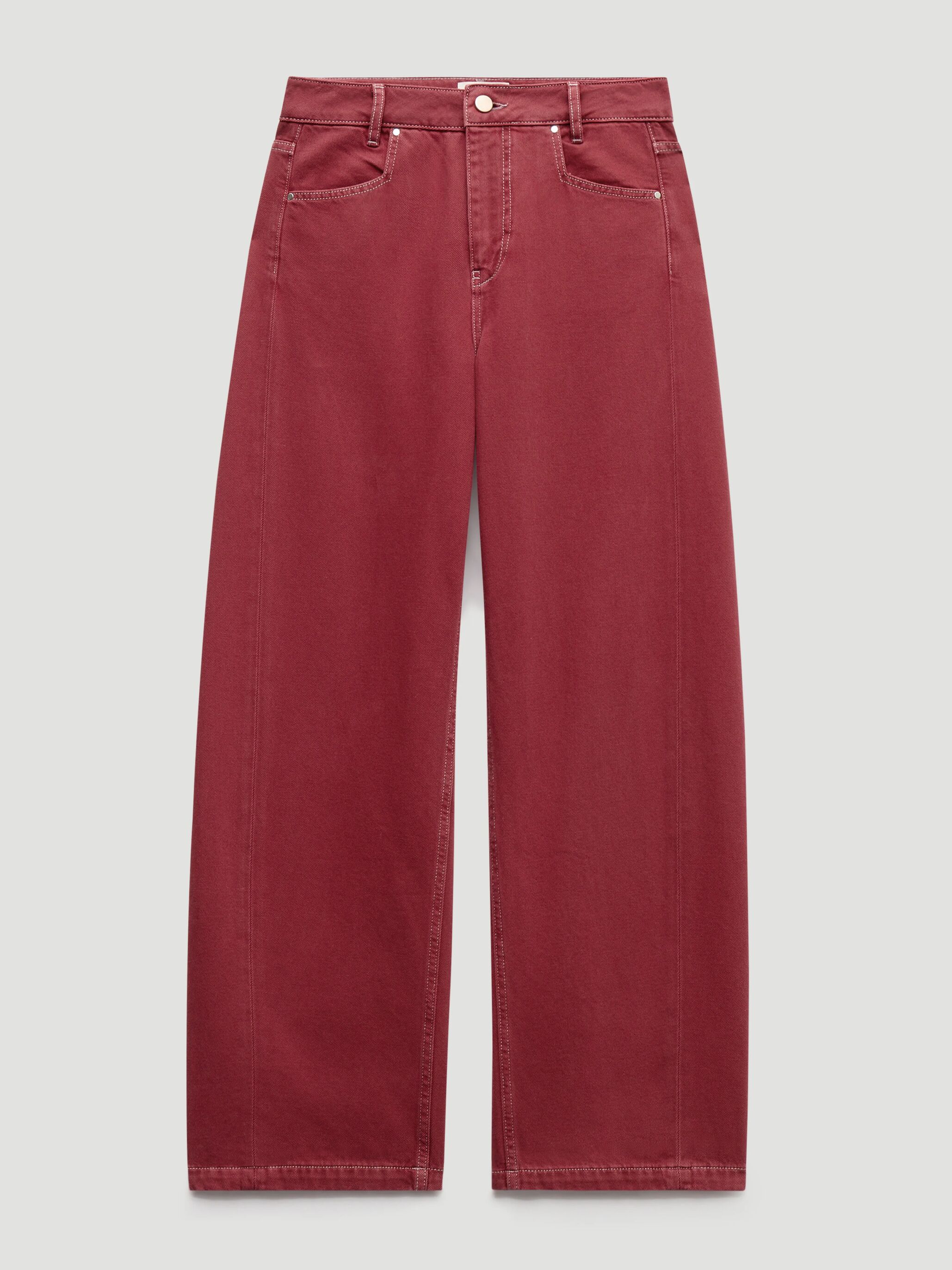 Saskia Straight Seamed Jeans