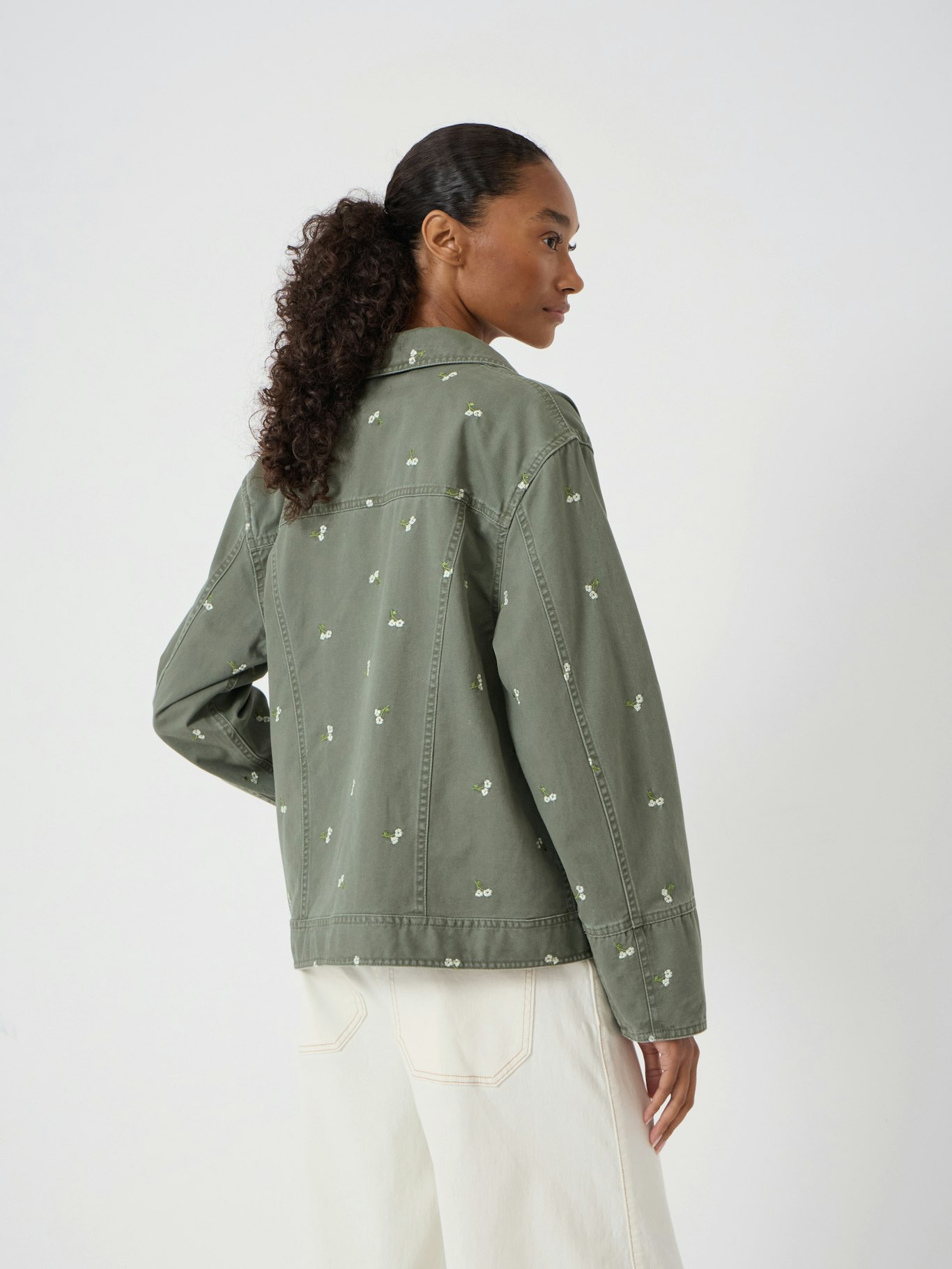 014570-4789-03 Emery Embroidered Cotton Utility Jacket