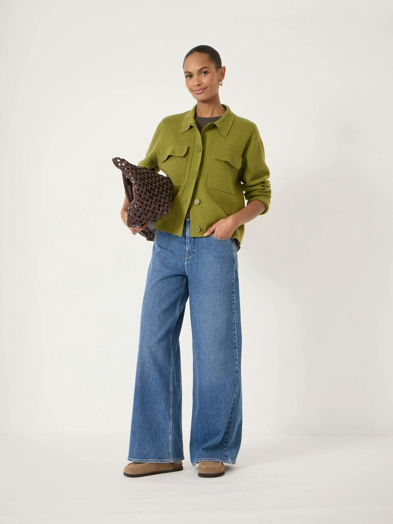012530-3431-02 Bobbie Shirt Jacket with Wool