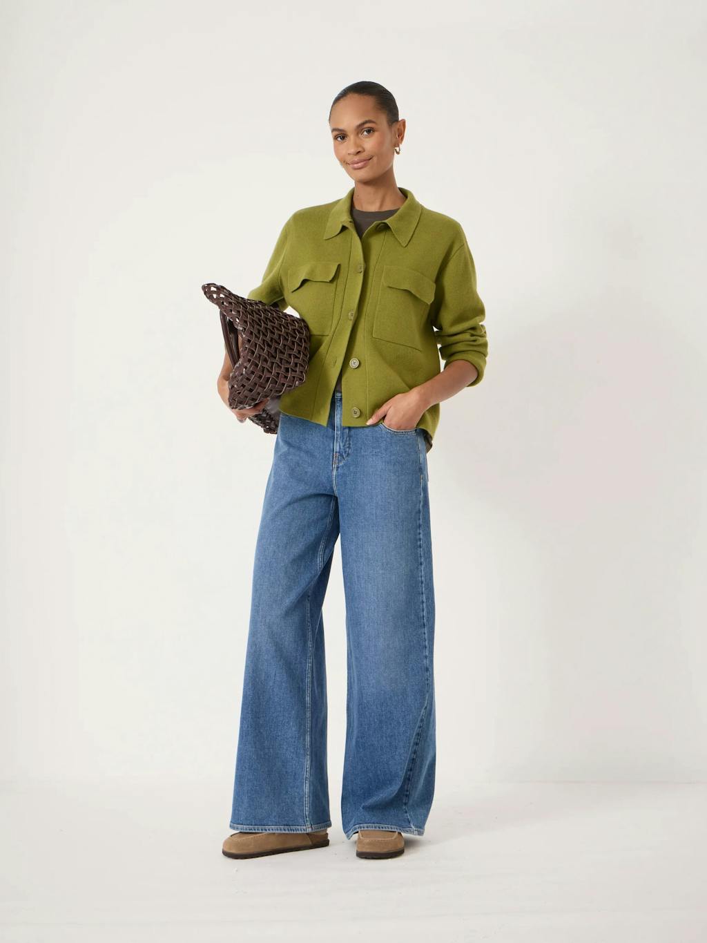 012530-3431-02 Bobbie Shirt Jacket with Wool