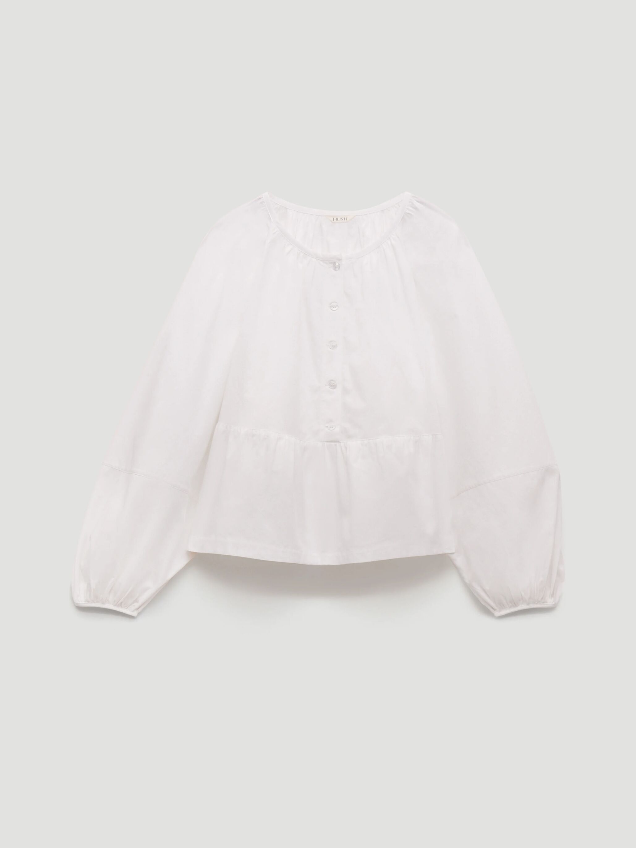Beck Cotton Peplum Blouse