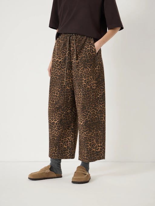 Rina Pull On Barrel Leg Trousers
