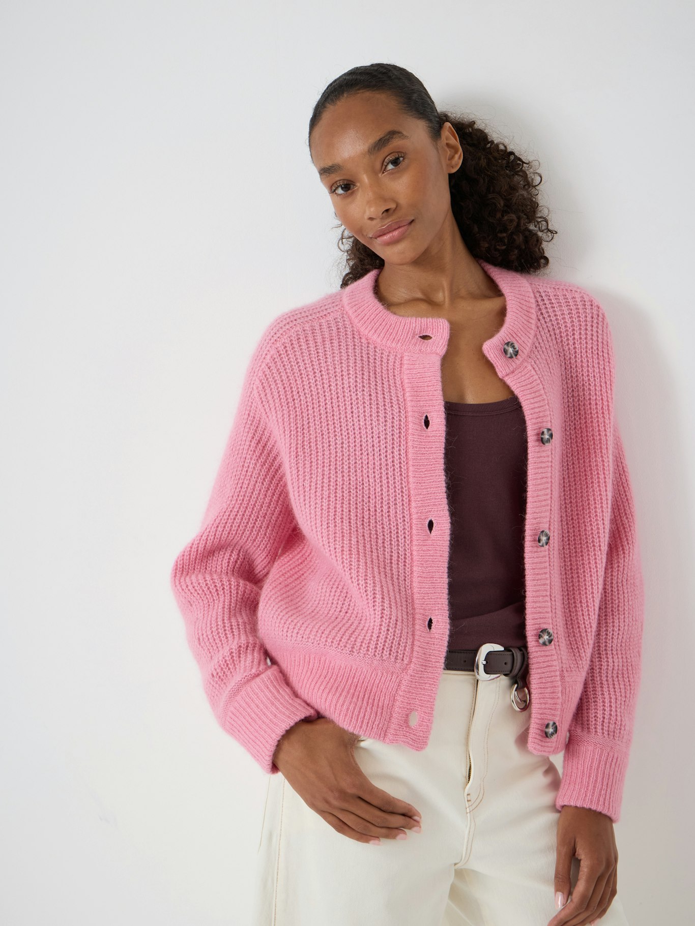 013113-1241-04 Raven Wool Blend Cardigan