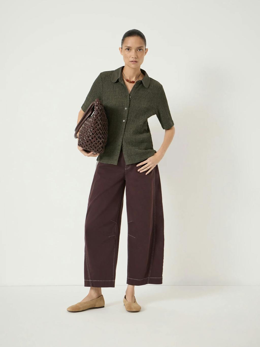 014274-3392-02 Kinsley Textured Jersey Polo Top