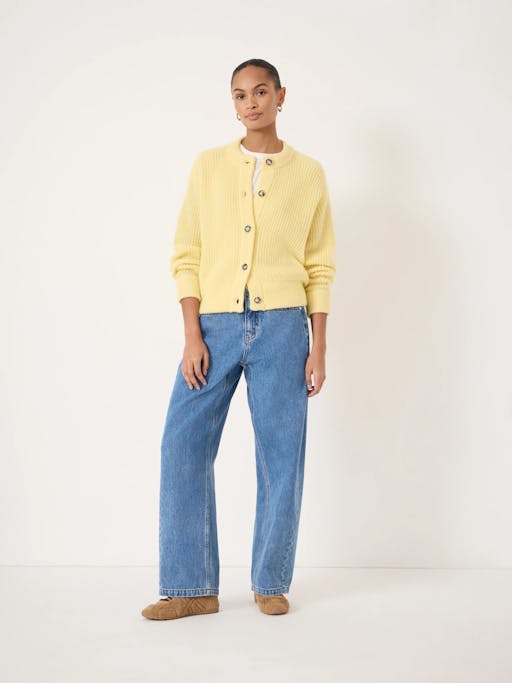 Raven Wool Blend Cardigan