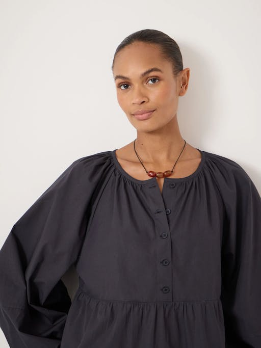 Beck Cotton Peplum Blouse