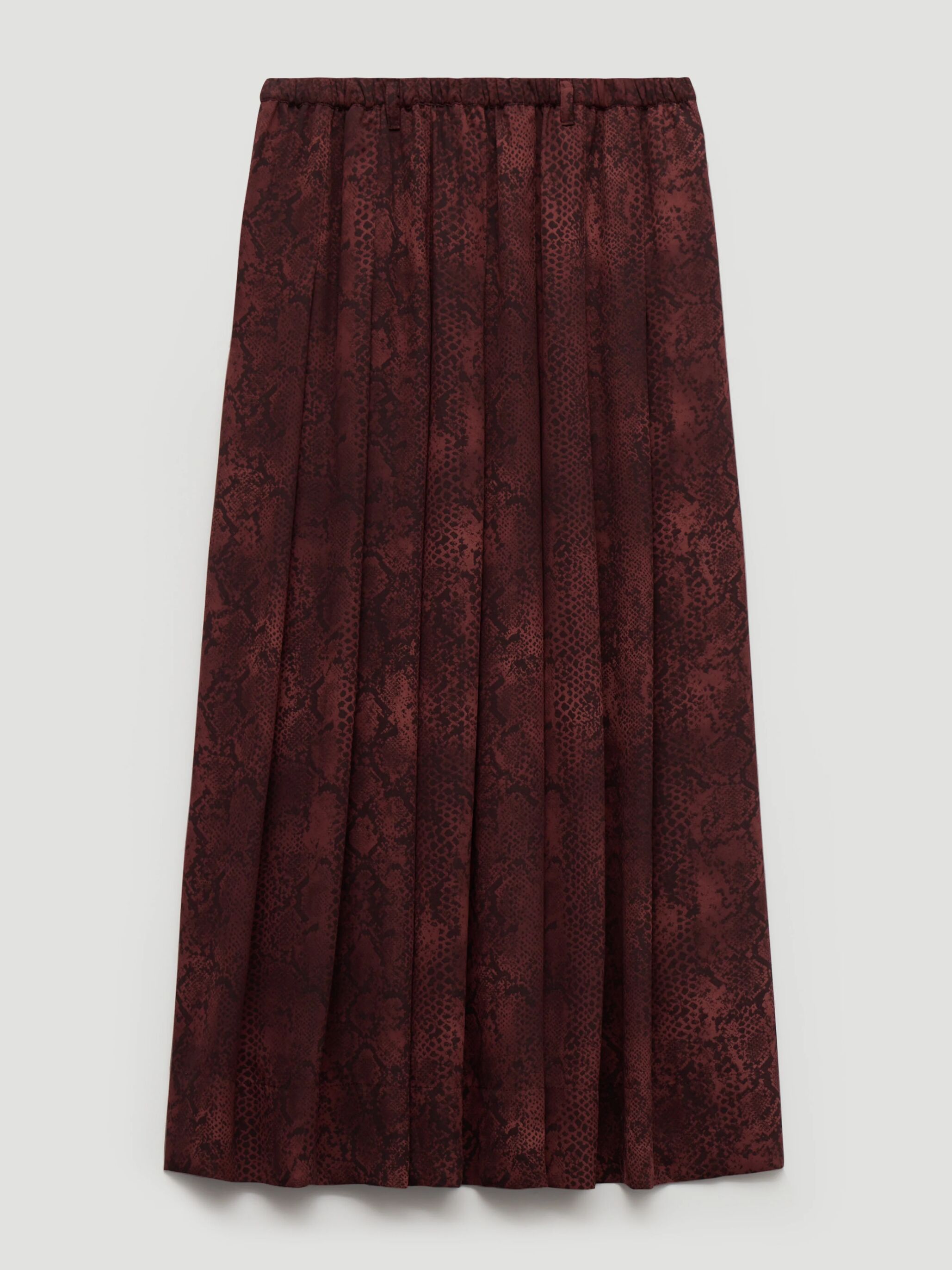 Ivy Pleated Chiffon Midi Skirt