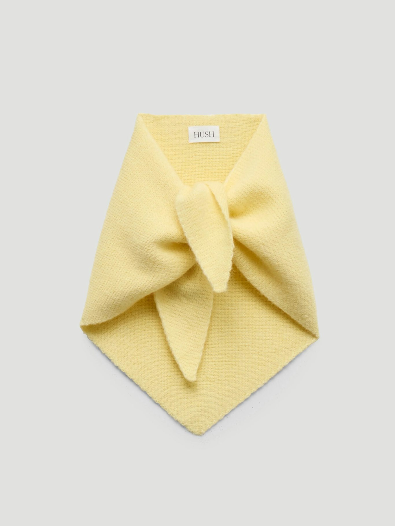 015304-0754-07 Raven Wool Triangle Scarf