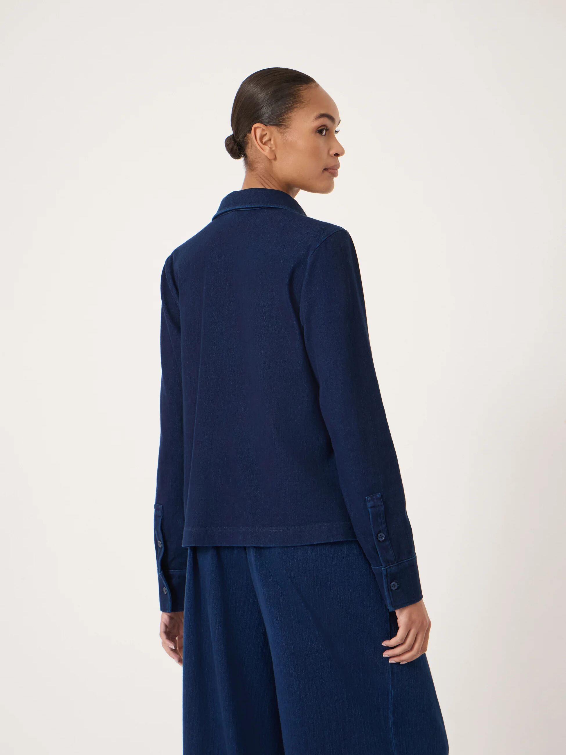 Seren Jersey Denim Shirt