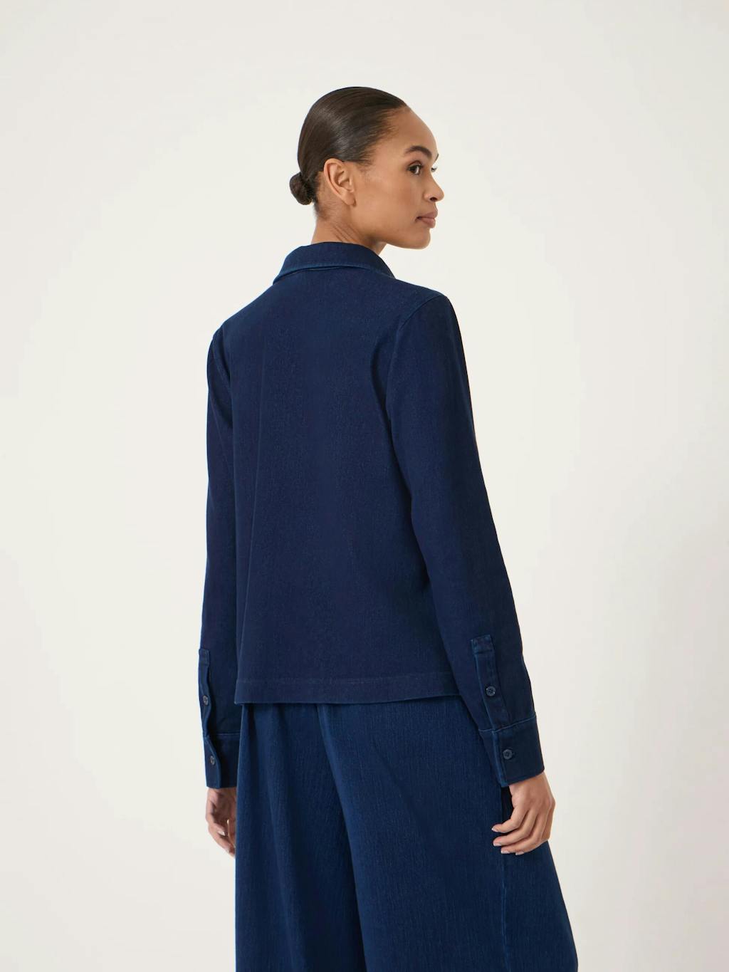 014782-3471-03 Seren Jersey Denim Shirt