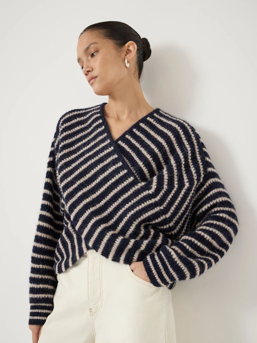 Betty Waffle Stitch Wool Blend Jumper