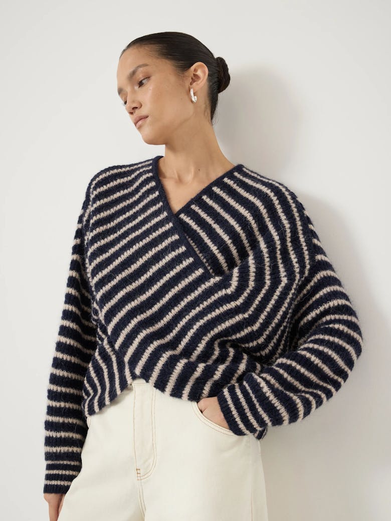 Betty Waffle Stitch Wool Blend Jumper
