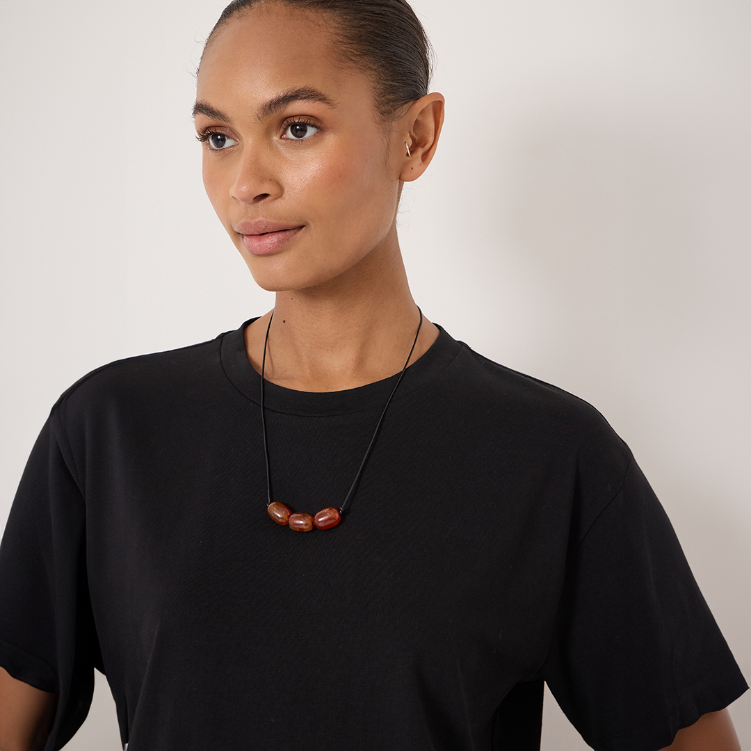 Nova Beaded Cord Necklace