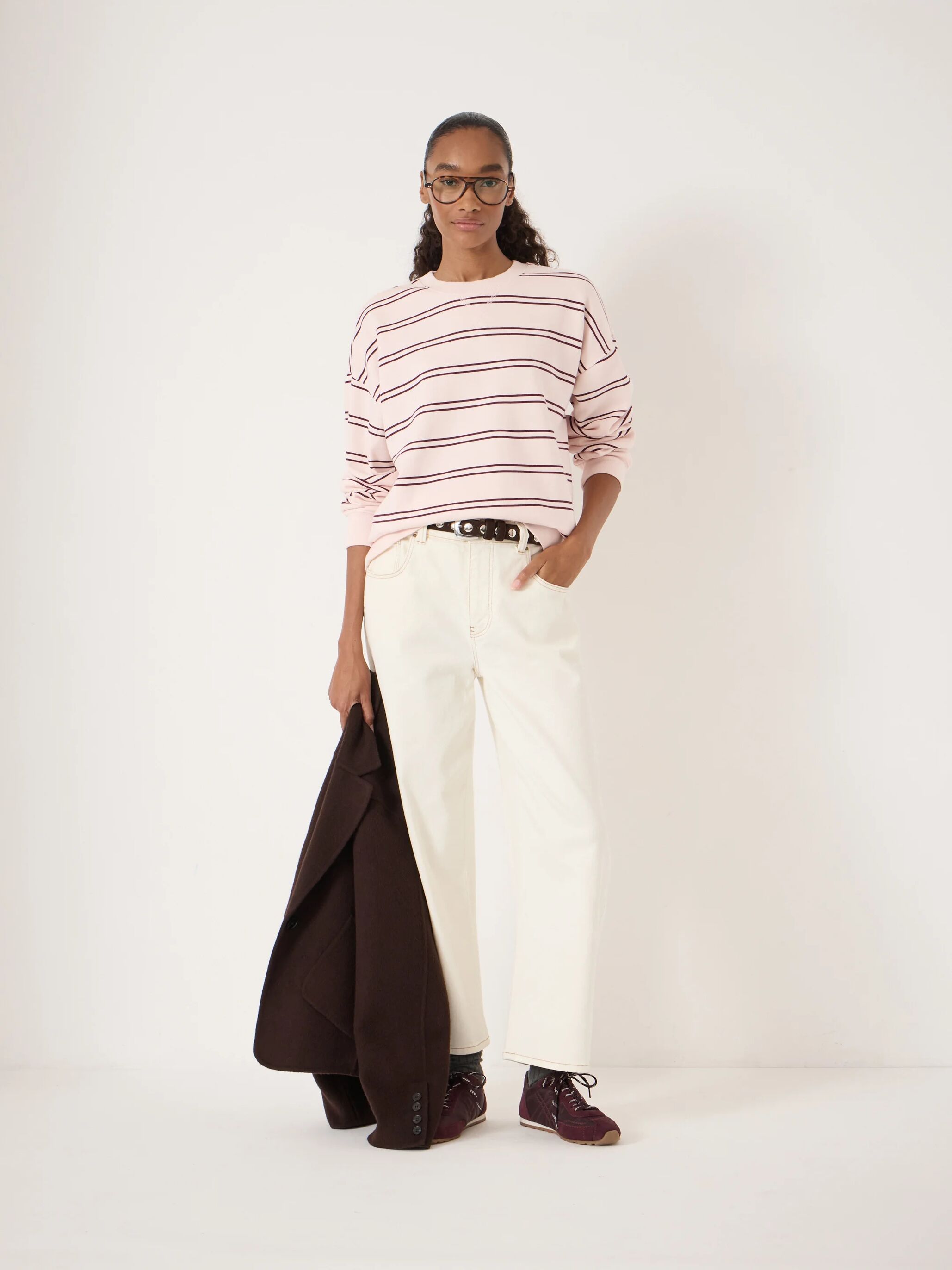 Luca Stripe Heavyweight Sweatshirt