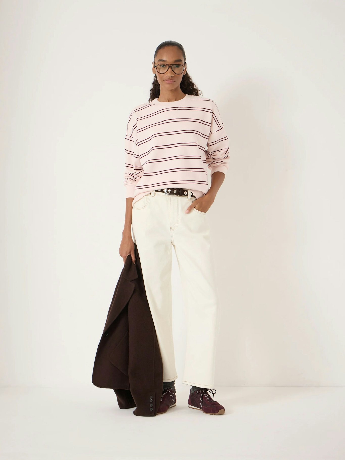 013044-0093-02 Luca Stripe Heavyweight Sweatshirt