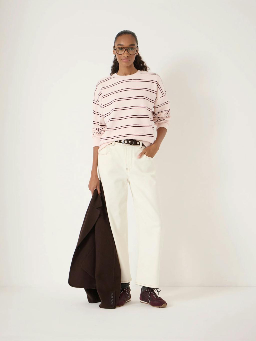 013044-0093-02 Luca Stripe Heavyweight Sweatshirt