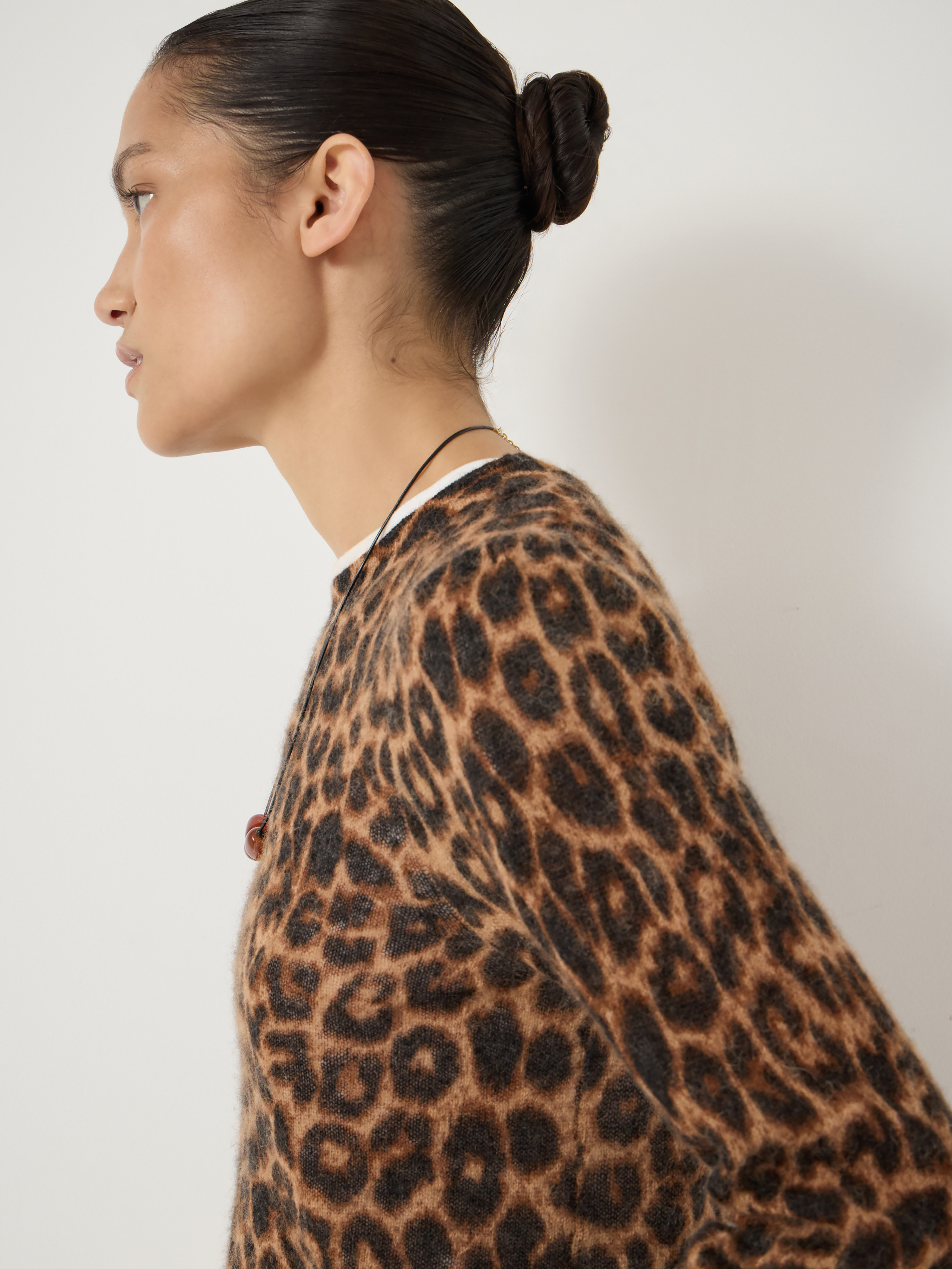 Gathered Shoulder Animal Jumper