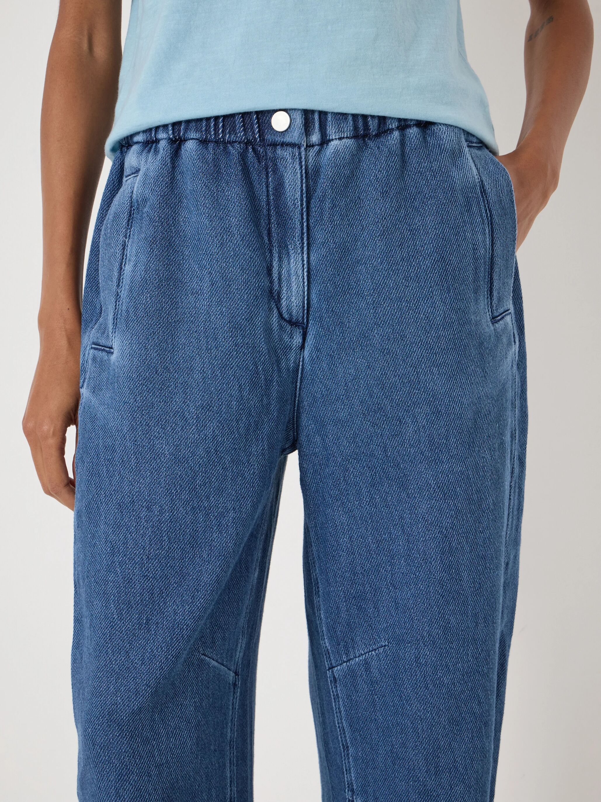 Supersoft Denim Barrel Leg Jeans