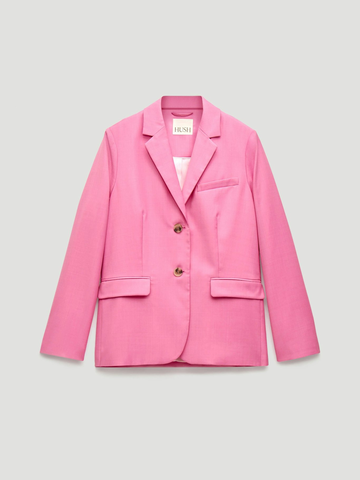 014670-1108-07 Bel Relaxed Wool Blend Lined Blazer