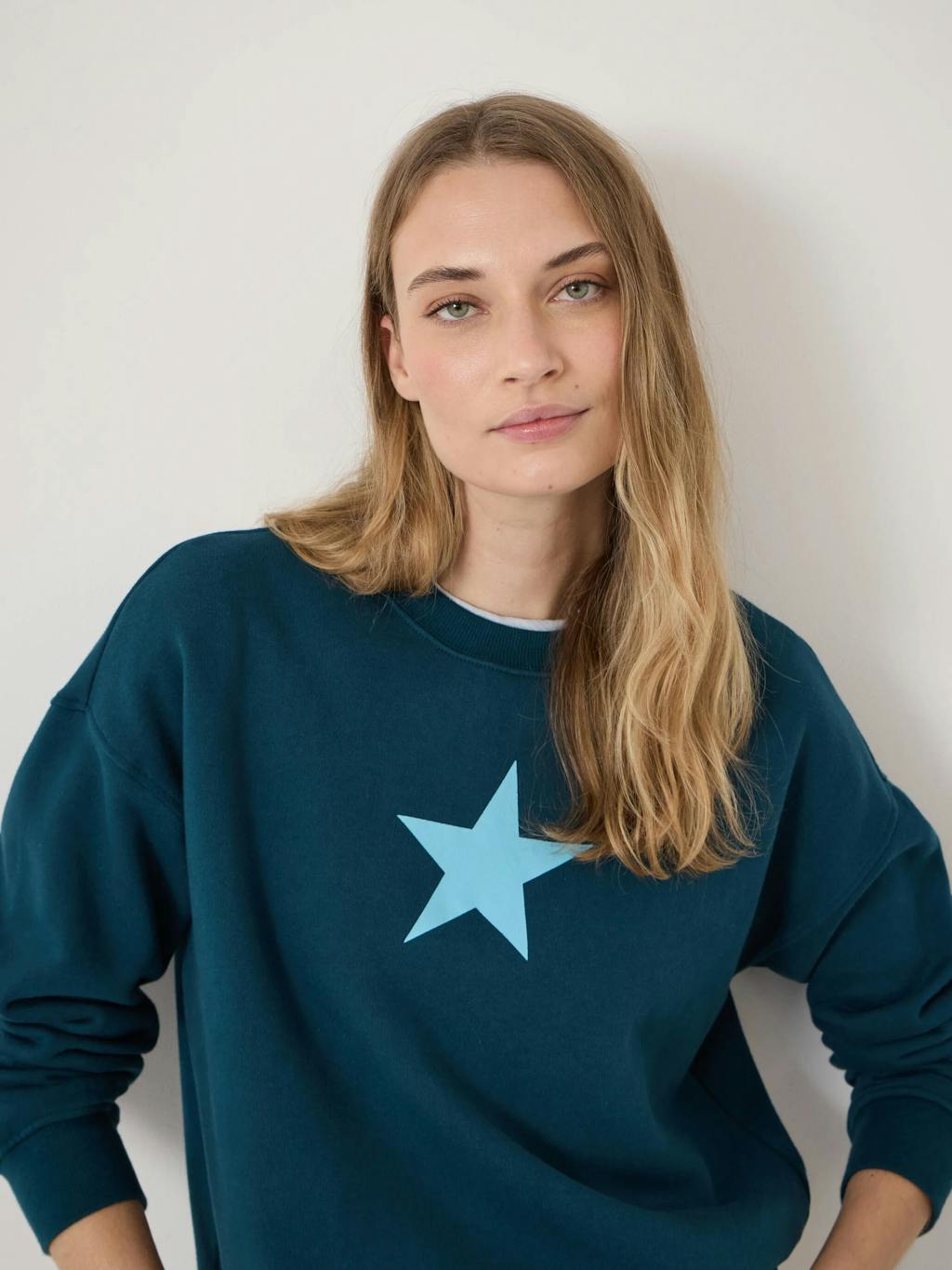 014894-1709-04 Mini Star Cotton Sweatshirt