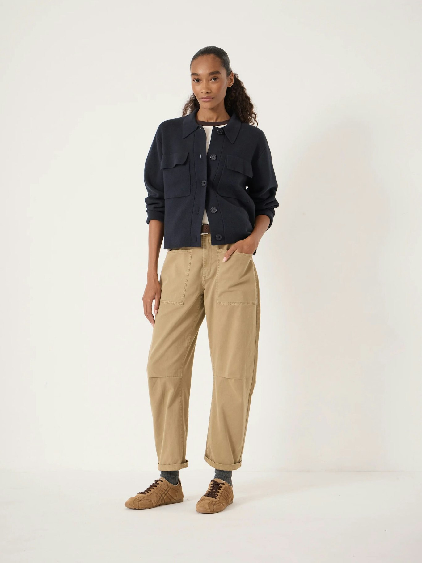 012530-1658-02 Bobbie Shirt Jacket with Wool