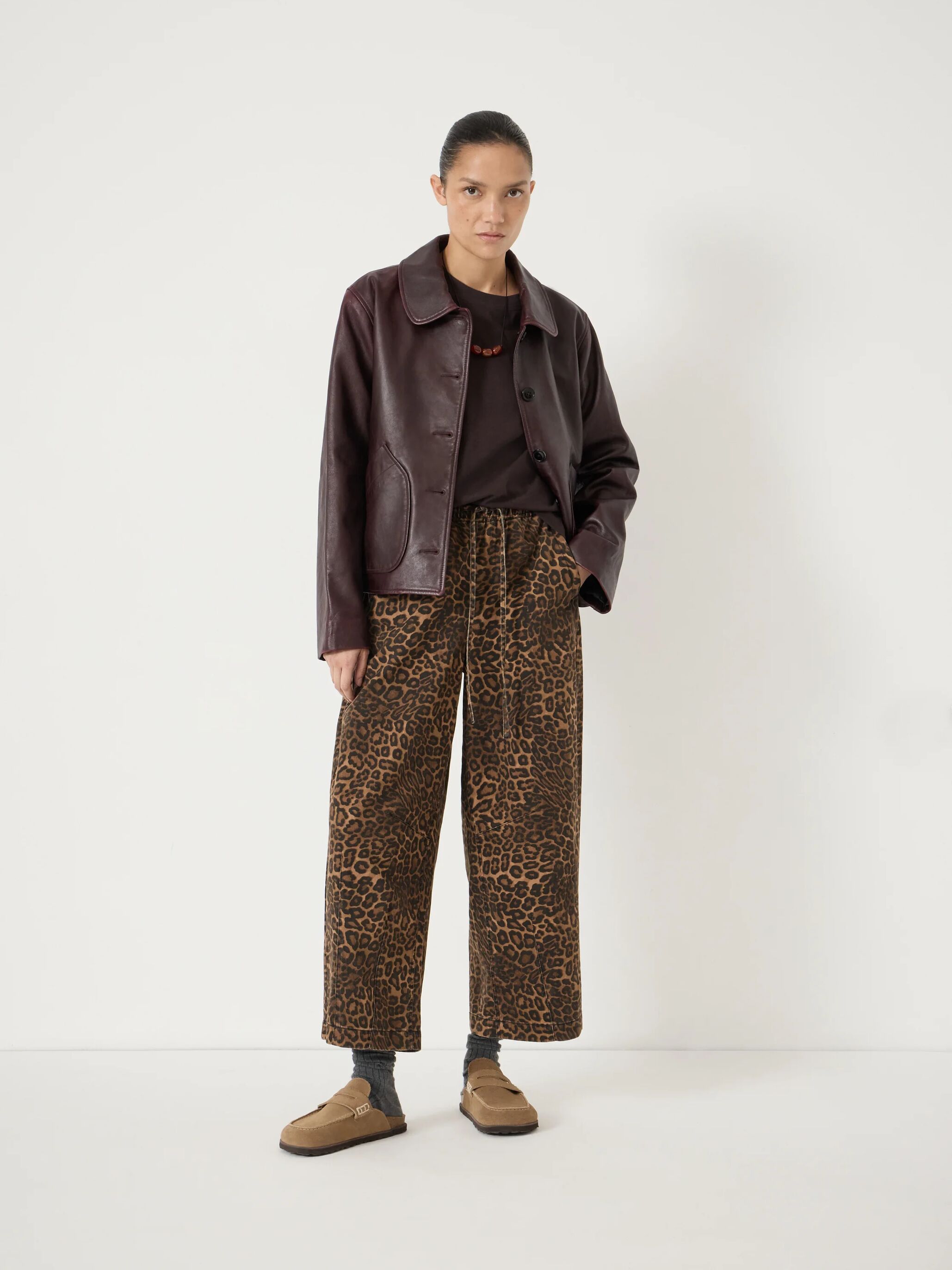 Rina Pull On Barrel Leg Trousers