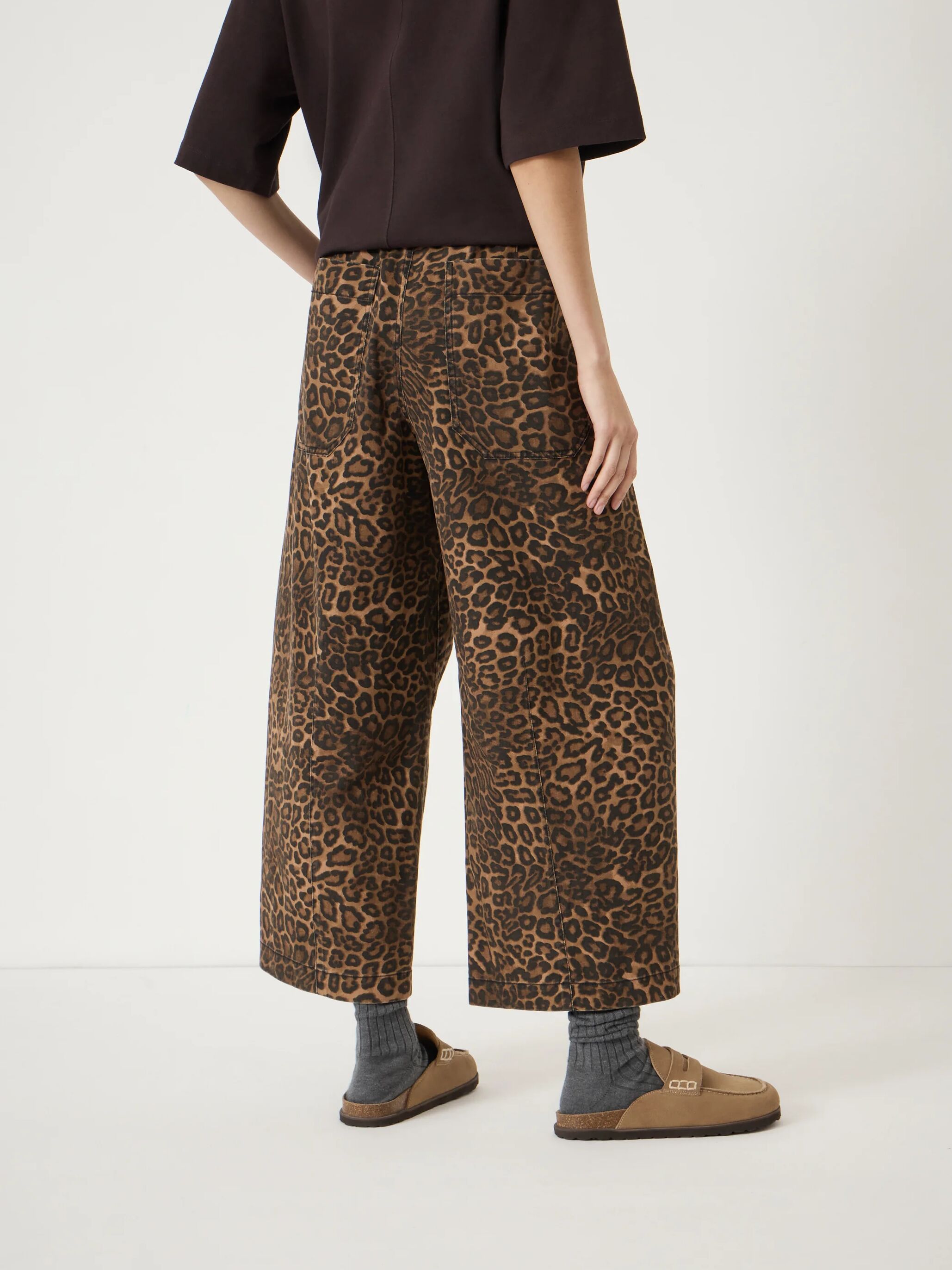 Rina Pull On Barrel Leg Trousers