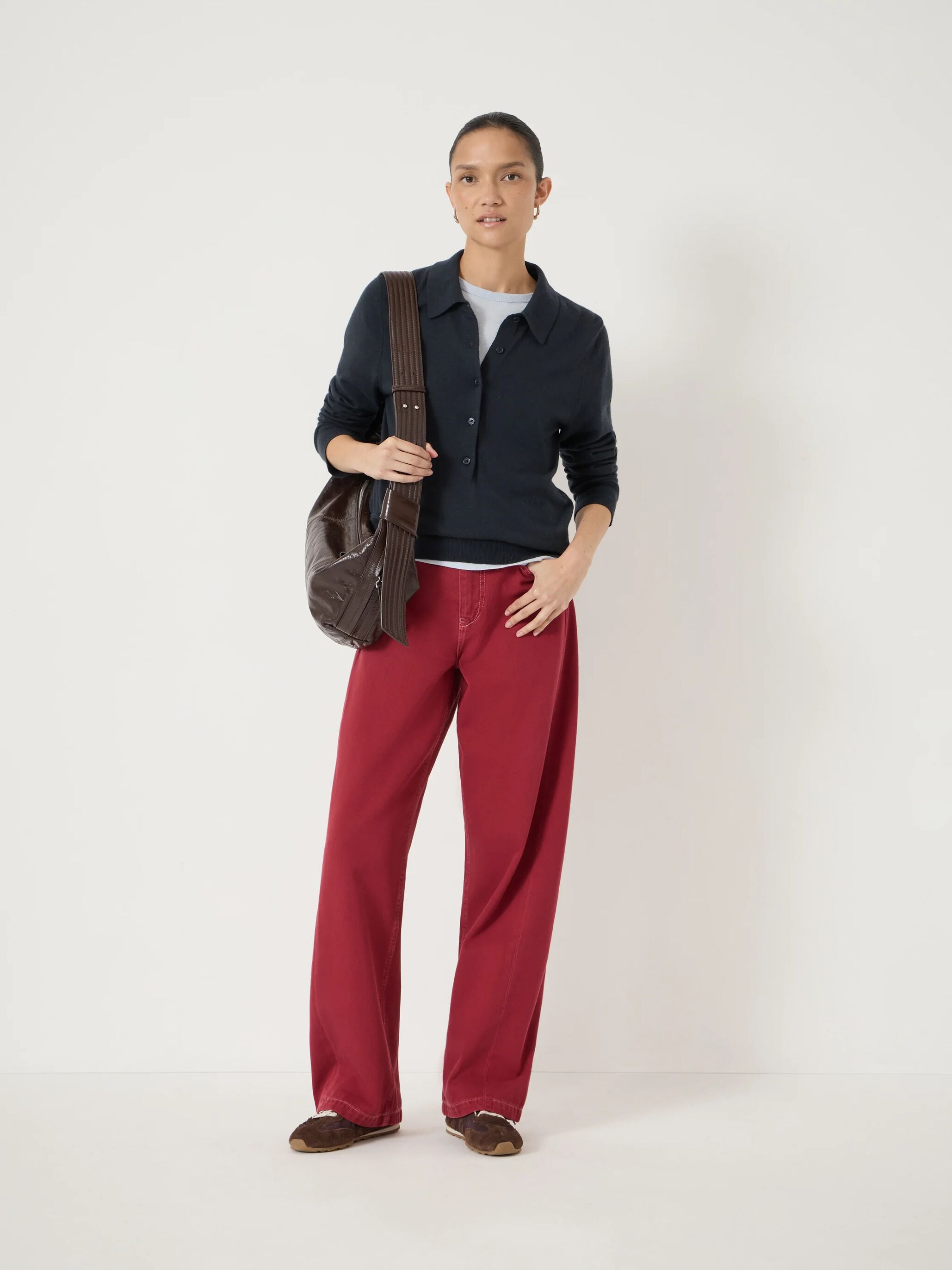 Saskia Straight Seamed Jeans