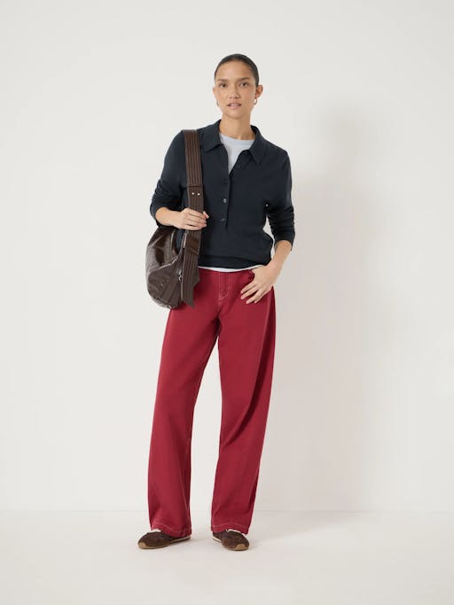 Saskia Straight Seamed Jeans