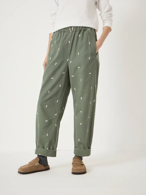 Jack Barrell Leg Embroidered Trousers