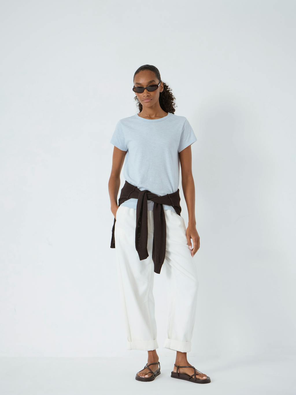 014931-1699-02 Slim Fit Slub Crew T-Shirt