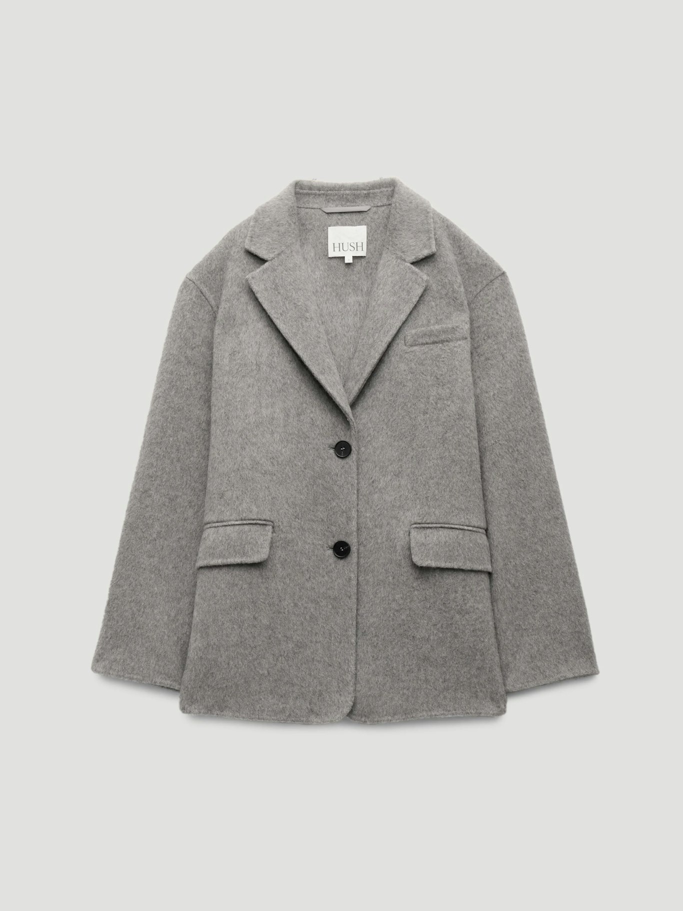 014013-3920-07 Simeron Pure Wool Double Faced Oversized Blazer