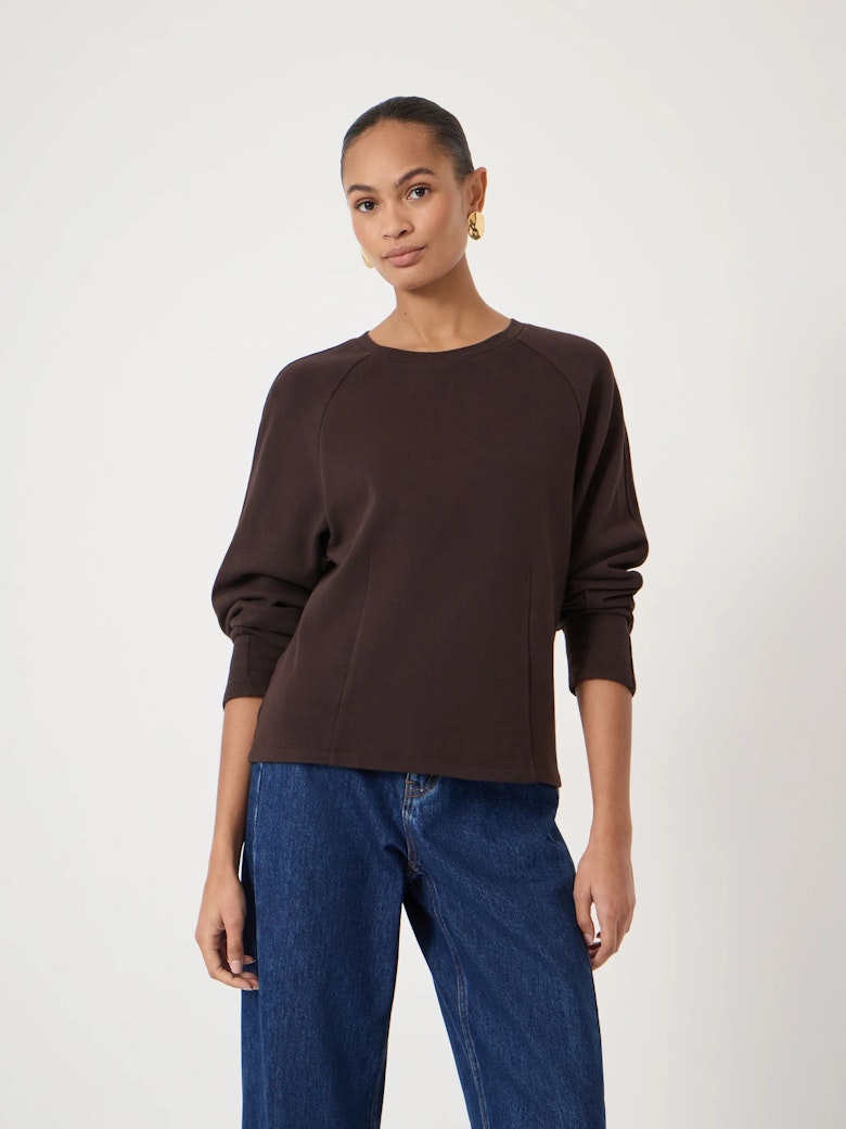 Anouk Seam Detail Cotton Sweatshirt