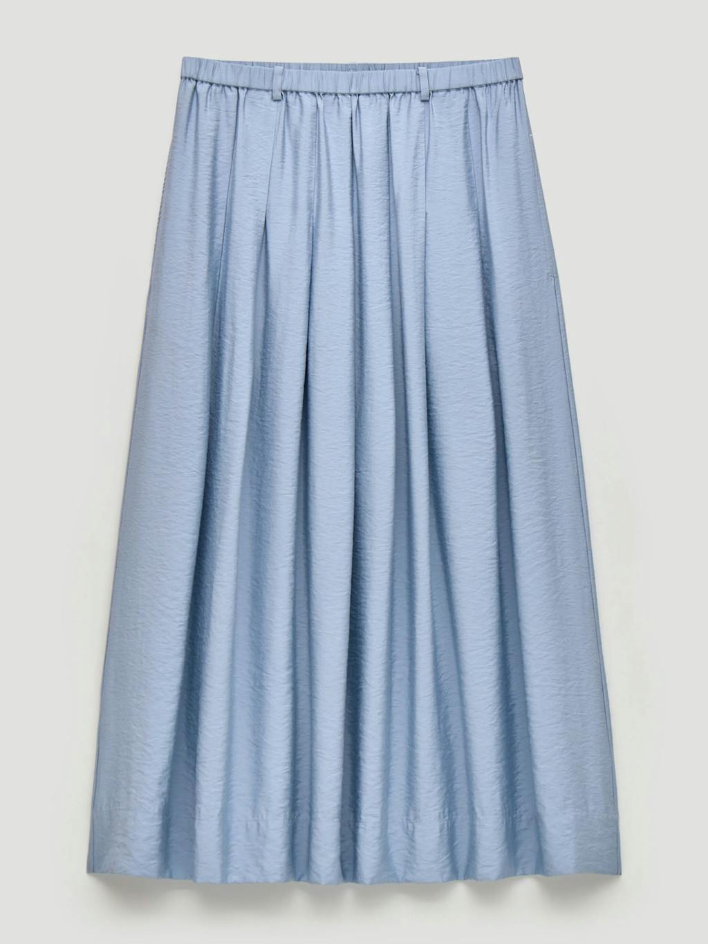 014307-1631-07 Ivy Pleated Air Flow Midi Skirt